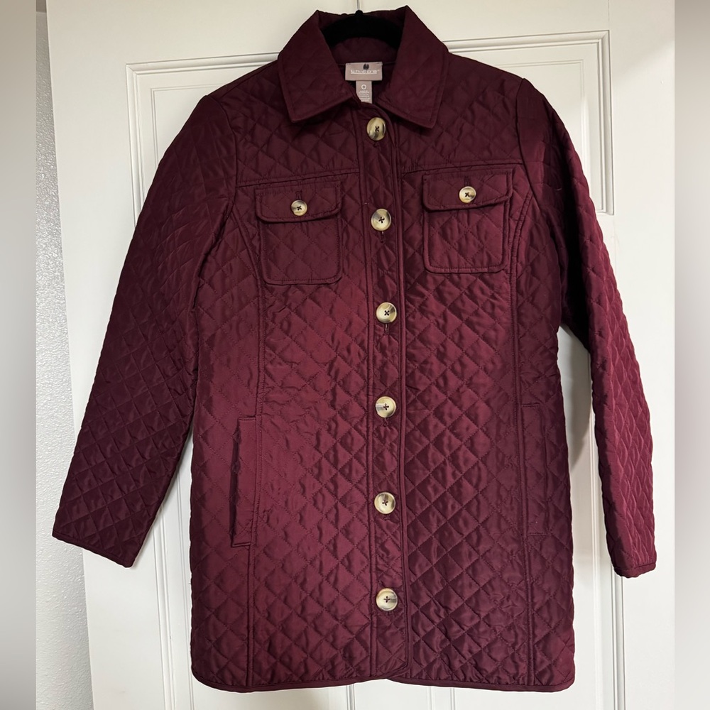 CHICO’S Quilted Barn Jacket - Tailored - Classic -Women’s 0/XS/US4